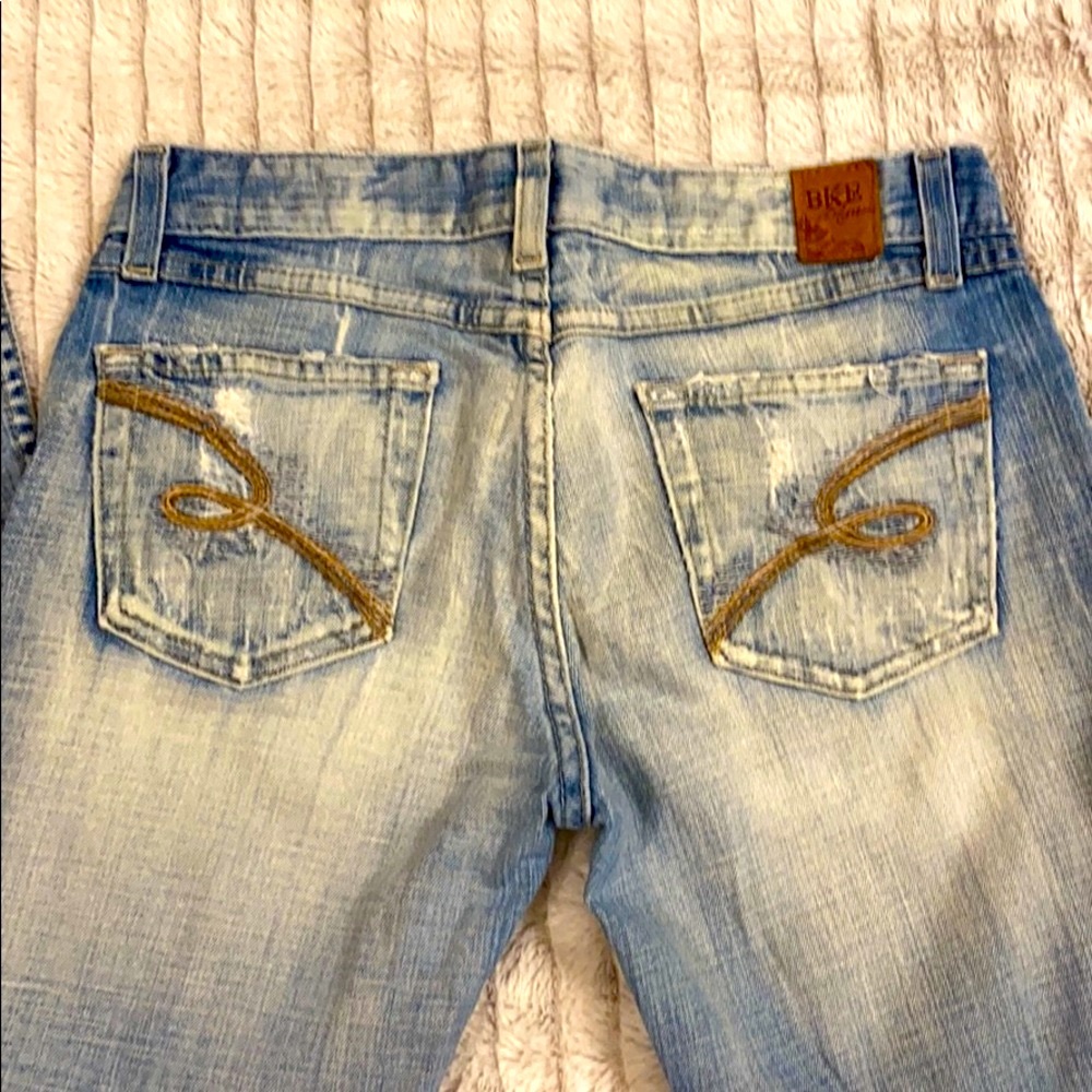 BKE stay stretch distressed jeans